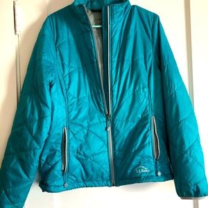 L.L. Bean Teal PRIMALOFT Waterproof Jacket